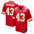 Jack Cochrane Kansas City Chiefs  Game   Jersey - Red