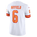TB.Buccaneers #6 Baker Mayfield White Vapor F.U.S.E. Player Limited Jersey