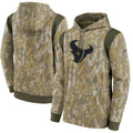 Men's Houston Texans 2021 Salute to Service Hoodie Camouflage