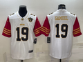 Men's San Francisco 49ers Deebo Samuel White 75th Anniversary Game Jersey