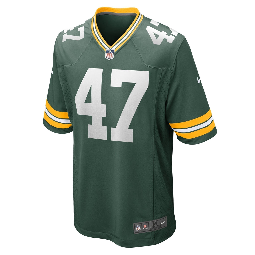 Justin Hollins Green Bay Packers  Home Game   Jersey - Green