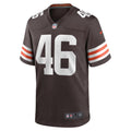 Cleveland Browns Don Fleming Brown Retired Player Jersey