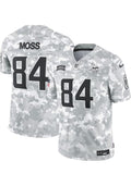 Randy Moss  Minnesota Vikings Mens White 2024 STS Limited Football Jersey $195.00
