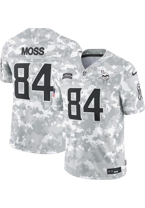 Randy Moss  Minnesota Vikings Mens White 2024 STS Limited Football Jersey $195.00
