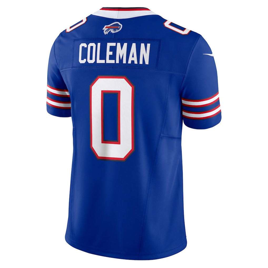 B.Bills #0 Keon Coleman Royal Team Vapor F.U.S.E. Limited Jersey