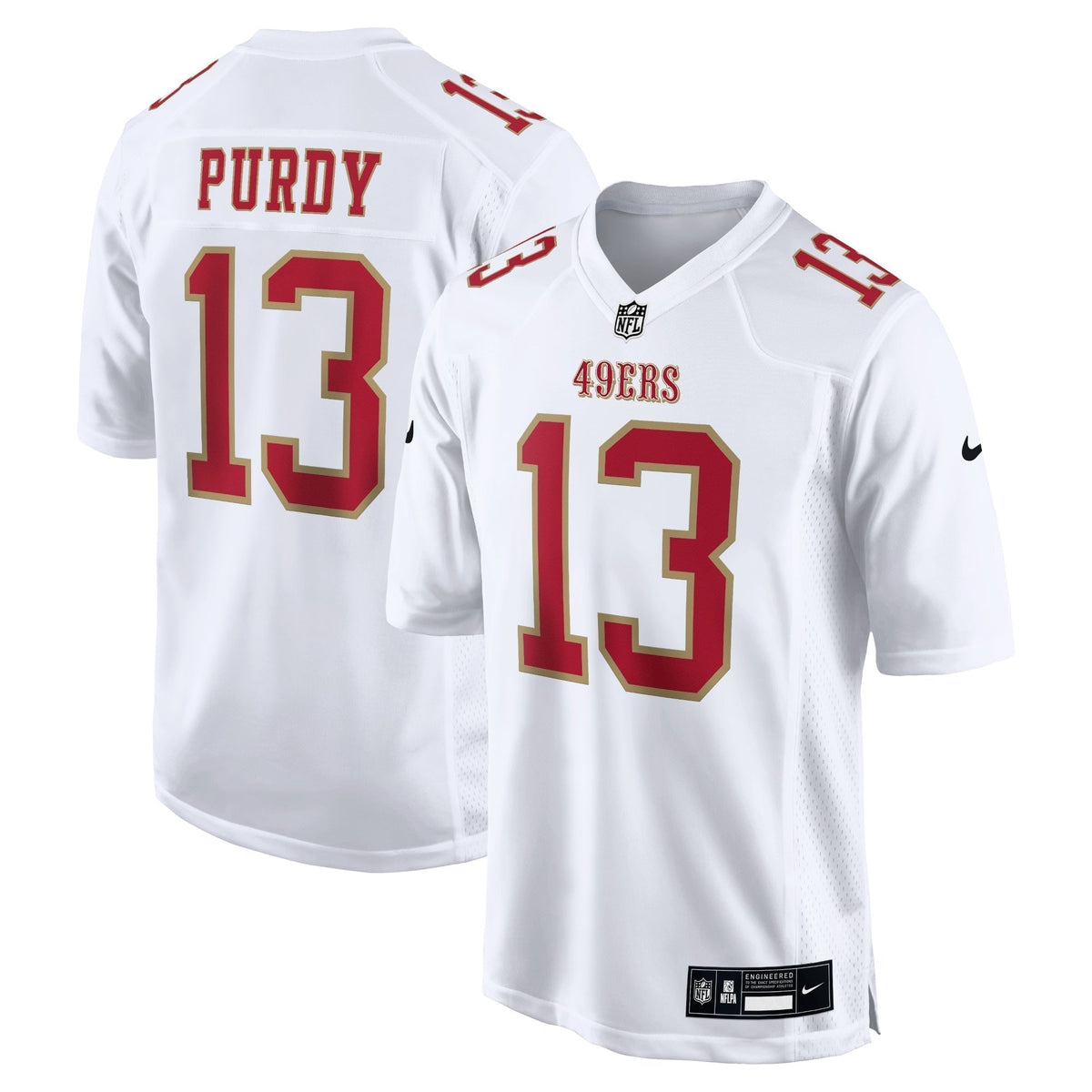 Brock Purdy San Francisco 49ers  Fashion Game Jersey - Tundra White
