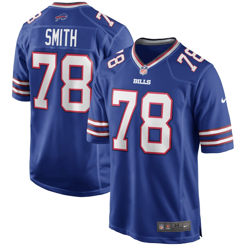 Bruce Smith Buffalo Bills  Game Retired   Jersey - Royal