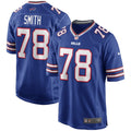 Bruce Smith Buffalo Bills  Game Retired   Jersey - Royal