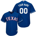 Men's Texas Rangers Custom Authentic Game Jersey1 Blue