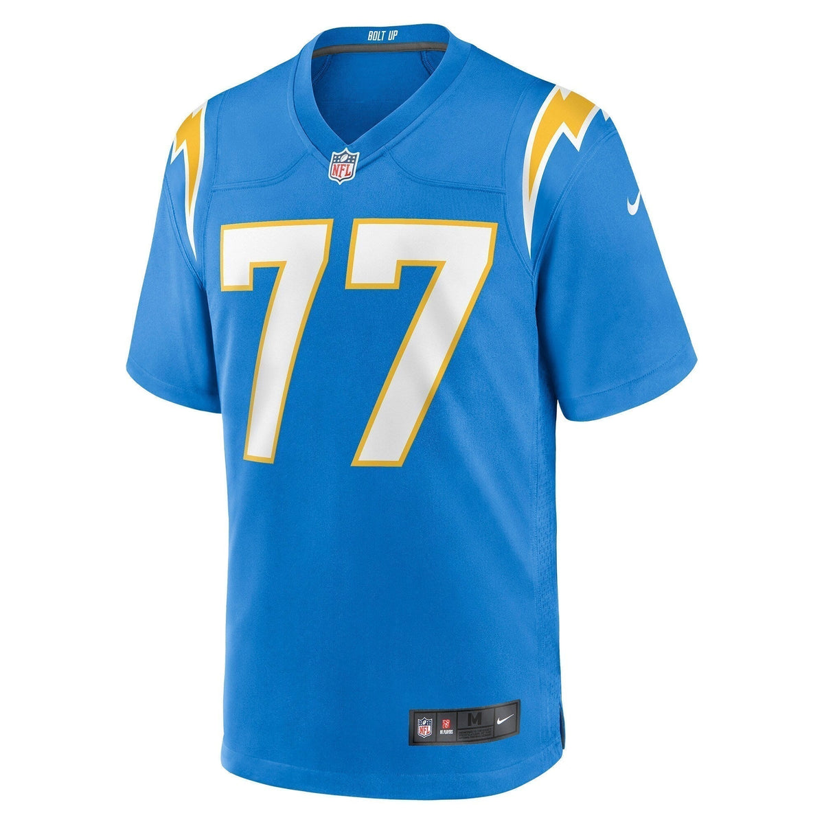 Zion Johnson Los Angeles Chargers    Game Jersey - Powder Blue