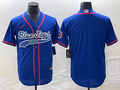 Men's Toronto Blue Jays Blue Blank Replica Player Jersey1