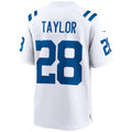IN.Colts #28 Jonathan Taylor White Game Jersey