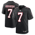 Bijan Robinson Atlanta Falcons   Throwback Game Jersey - Black
