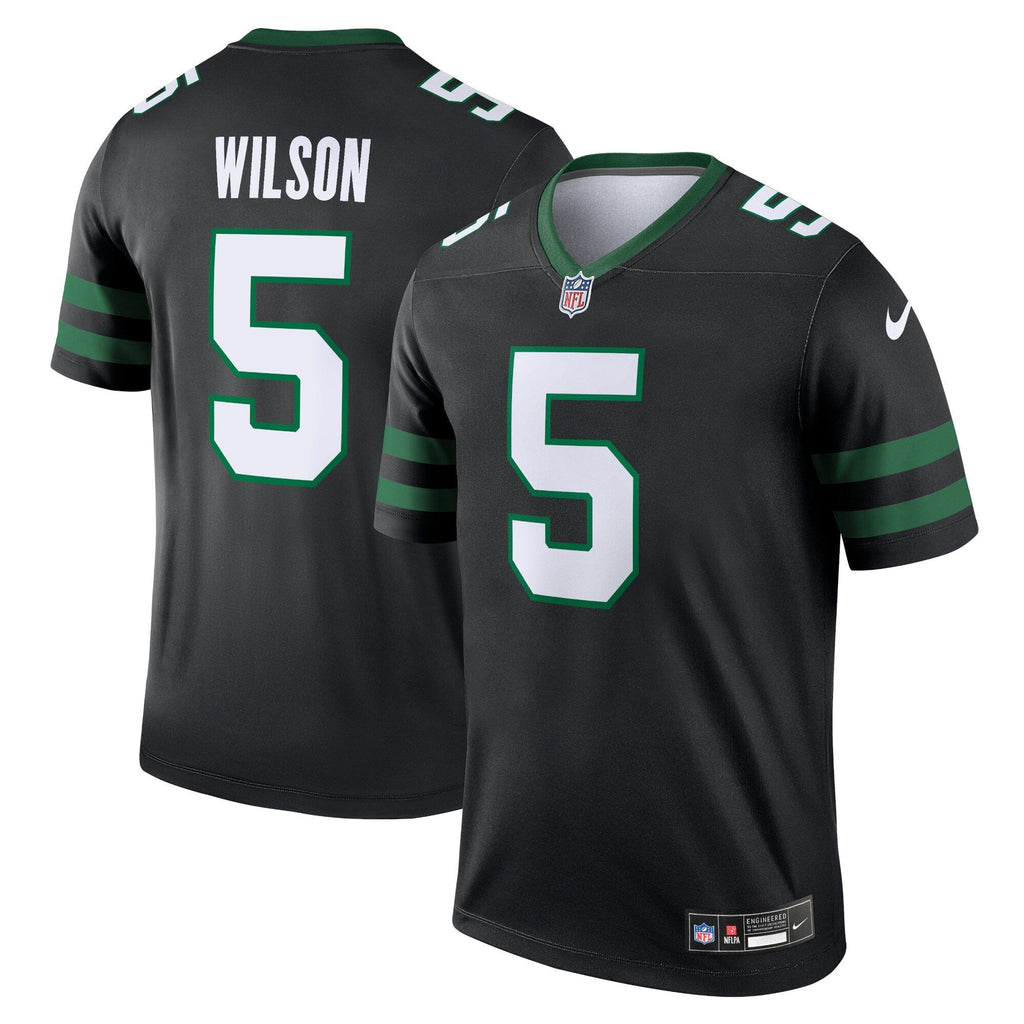 Garrett Wilson New York Jets  Alternate Legend Jersey  - Legacy Black