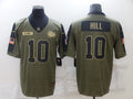 Men's Kansas City Chiefs Tyreek Hill Brown Game Player Jersey