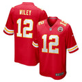 Jared Wiley Kansas City Chiefs   Game Jersey -  Red