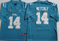 Men's Ole Miss Rebels DK Metcalf Blue Player Game Jersey