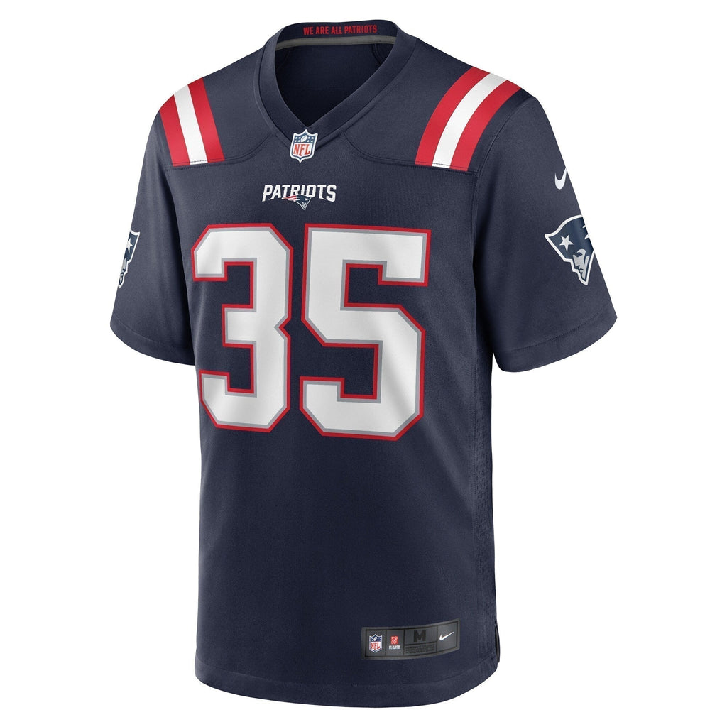 Pierre Strong Jr. New England Patriots  Game   Jersey - Navy