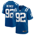 Bjoern Werner Indianapolis Colts  Retired   Game Jersey - Royal