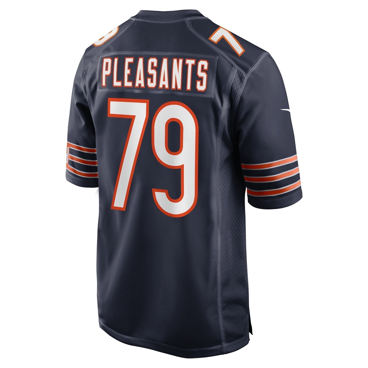 Austen Pleasants Chicago Bears  Game Jersey -  Navy