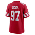 SF.49ers #97 Nick Bosa Scarlet Team Game Jersey