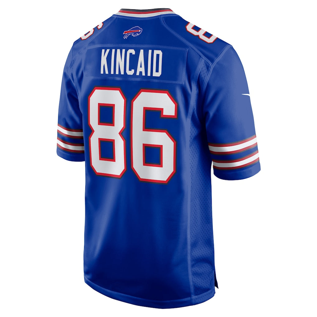 B.Bills #86 Dalton Kincaid Royal Team Game Jersey