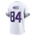 M.Vikings #84 Randy Moss White Alternate Retired Player Game Jersey