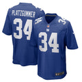 Sandro Platzgummer New York Giants  Game   Jersey - Royal