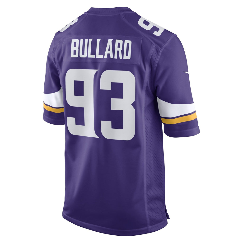 Jonathan Bullard Minnesota Vikings  Game   Jersey - Purple