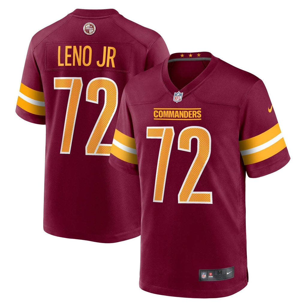 Charles Leno Jr. Washington Commanders  Home Game   Jersey - Burgundy