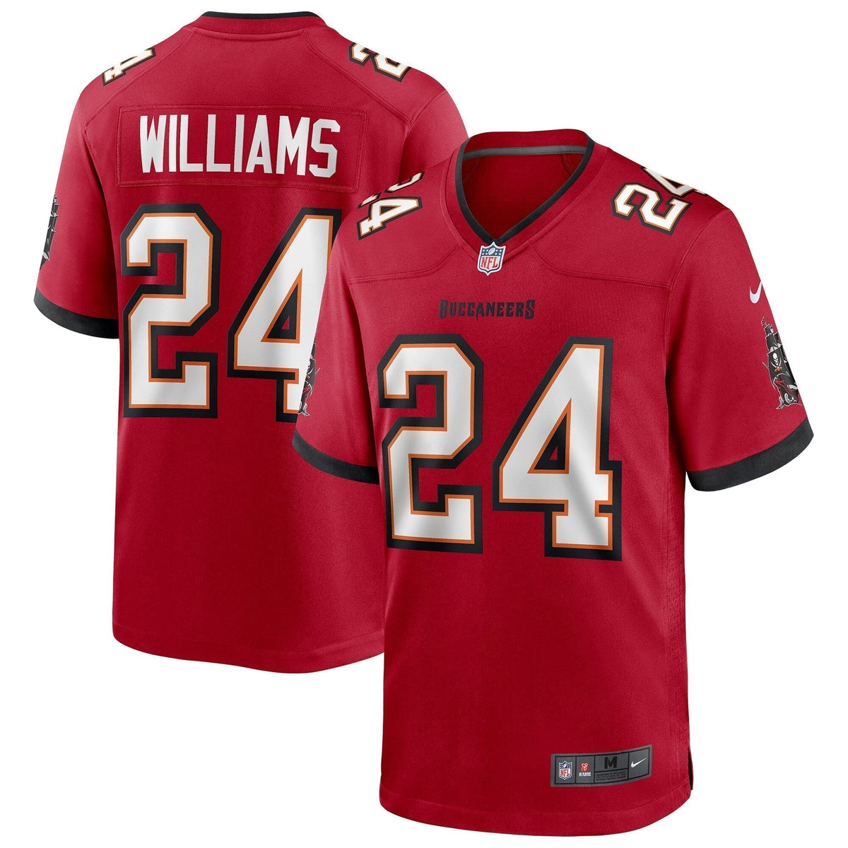 Cadillac Williams Tampa Bay Buccaneers  Game Retired   Jersey - Red