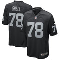 Art Shell Las Vegas Raiders  Game Retired   Jersey - Black