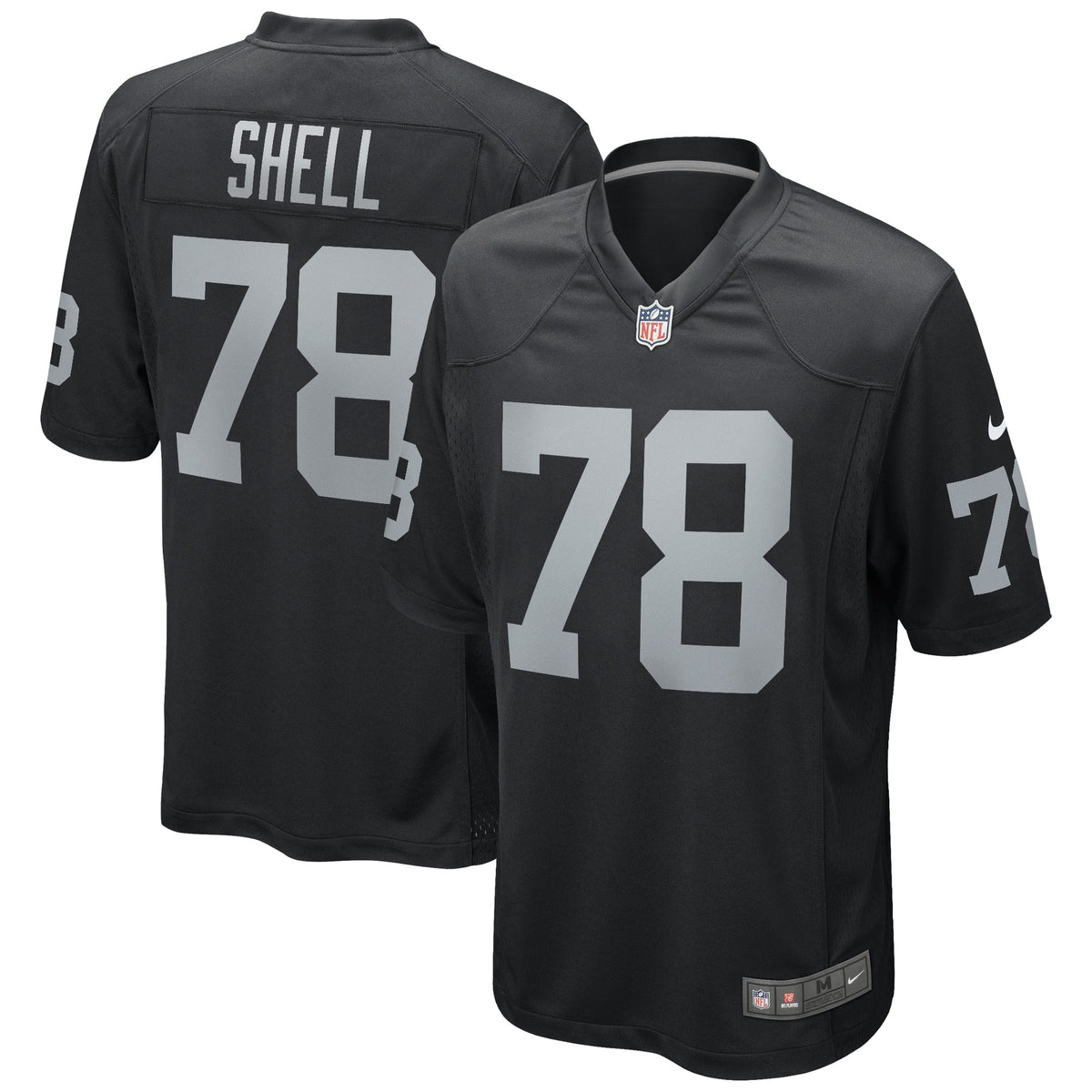 Art Shell Las Vegas Raiders  Game Retired   Jersey - Black