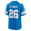 Detroit Lions Tre Flowers Blue Team Game Jersey