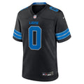 Detroit Lions Jahmyr Gibbs Black 2nd Alternate Game Player Jersey