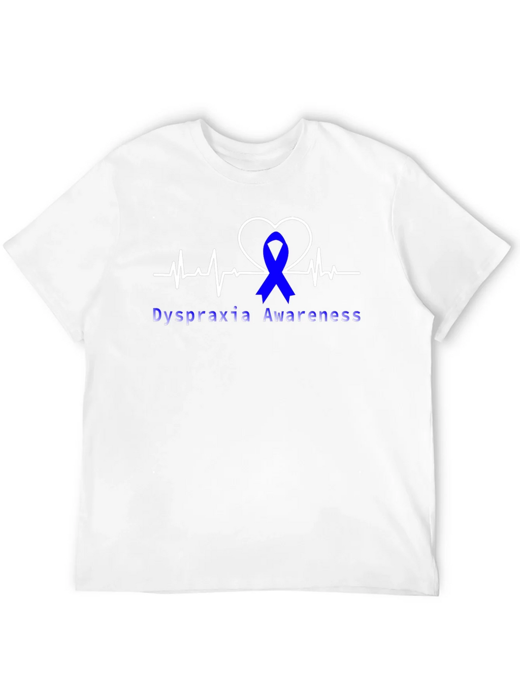 Dyspraxia Awareness Heartbeat T-Shirt