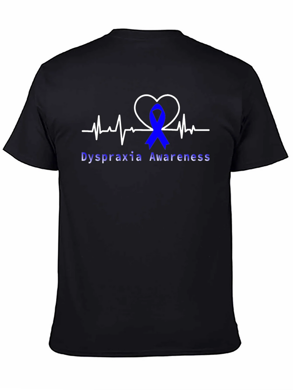 Dyspraxia Awareness Heartbeat T-Shirt