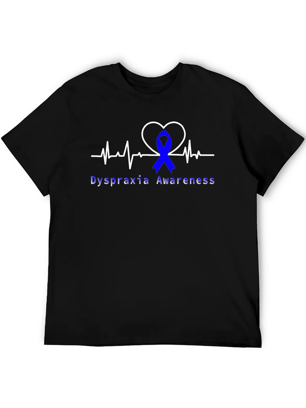 Dyspraxia Awareness Heartbeat T-Shirt