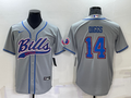 Men's Buffalo Bills Stefon Diggs Gray Game Jersey Joint Edition
