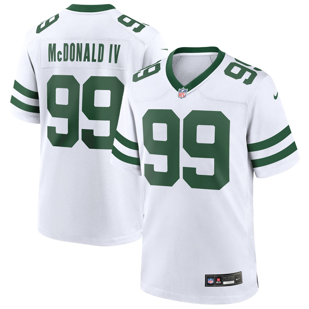 Will McDonald IV New York Jets  Game Jersey - Legacy White