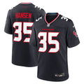 Jake Hansen Houston Texans  Team Game Jersey -  Navy