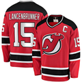 Men's New Jersey1 Devils Jamie Langenbrunner #15 Red Player Game Jersey1