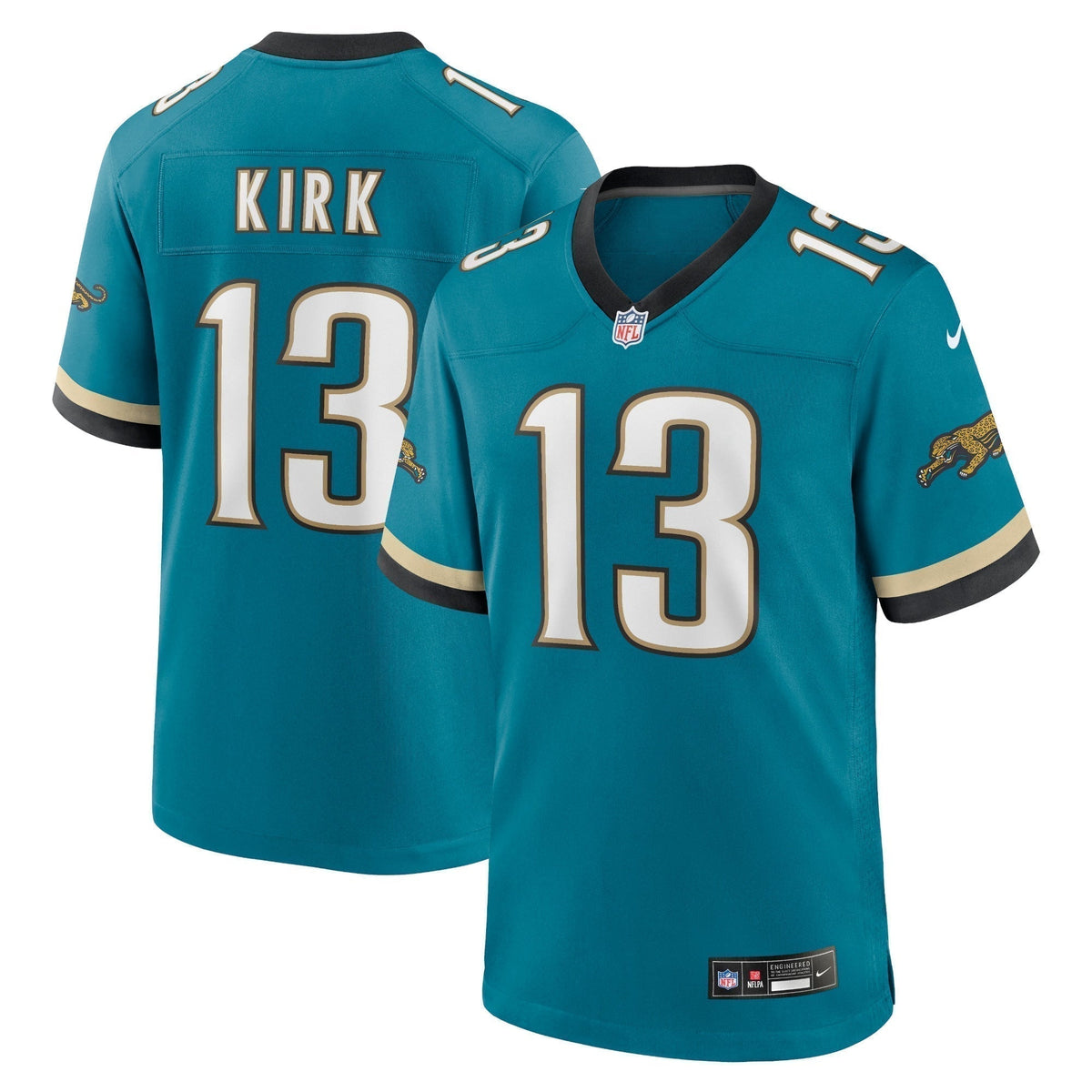 Christian Kirk Jacksonville Jaguars  Prowler Throwback   Game Jersey - Teal