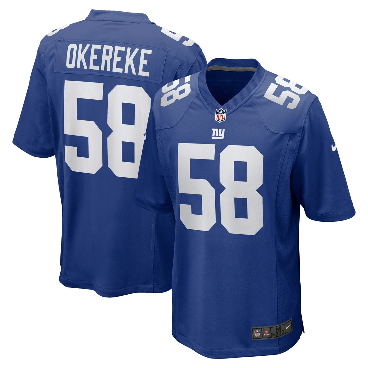 Bobby Okereke New York Giants  Game   Jersey - Royal