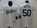 Men's Los Angeles Dodgers Mookie Betts White Stitched Jersey