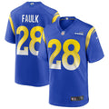 Marshall Faulk Los Angeles Rams  Game Retired   Jersey - Royal