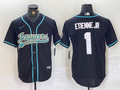Men's Jacksonville Jaguars Travis Etienne Jr Black Game Jersey