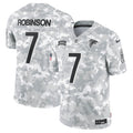 Bijan Robinson Atlanta Falcons  2024 Salute to Service Limited Jersey - Arctic Camo