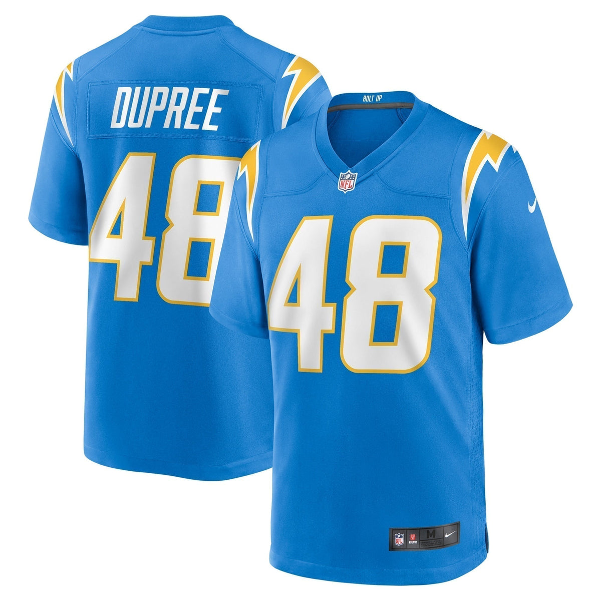 Bud Dupree Los Angeles Chargers  Team Game Jersey -  Powder Blue