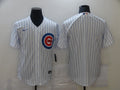 Men's Chicago Cubs1 White Home Blank Replica Jersey